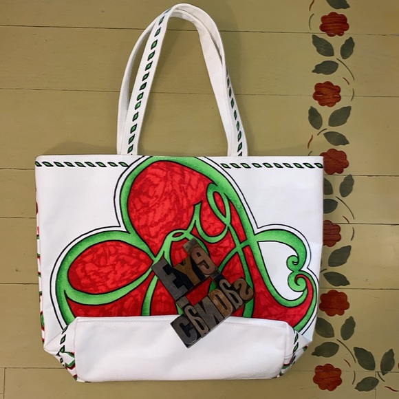 🆕BRIGHTON Canvas “Love & Joy” Tote - Picture 3 of 12